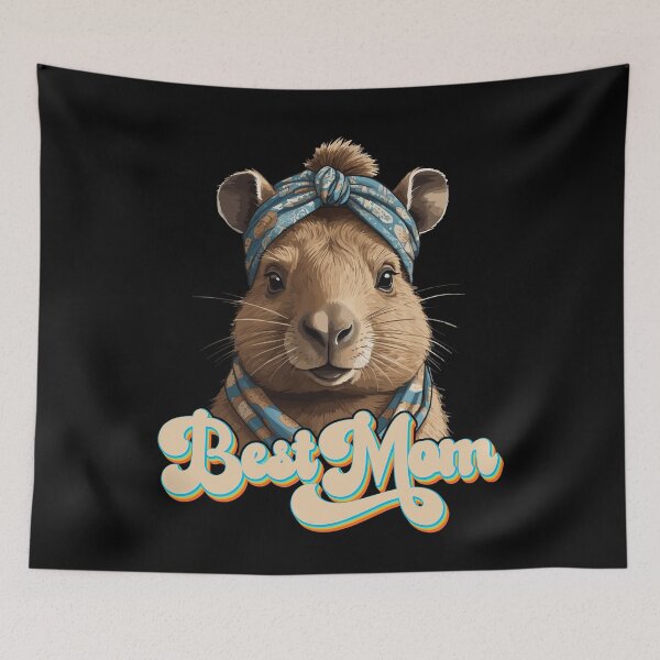 Item preview, Funny Capybara Mom Water Pig Mother's Day designed and sold by LuminOrb.