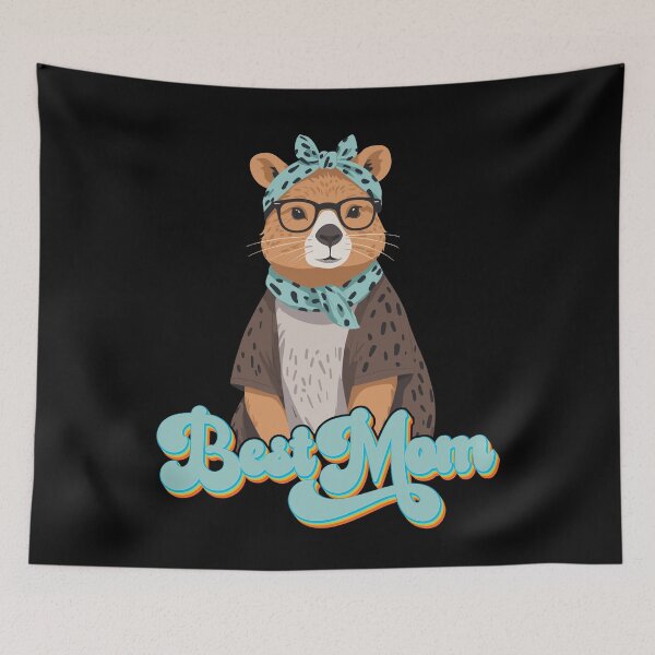 Item preview, Funny Capymama Capybara Mother Design designed and sold by LuminOrb.