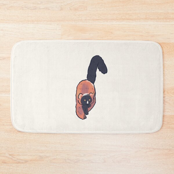Item preview, red ruffed lemur art designed and sold by Mayarart.