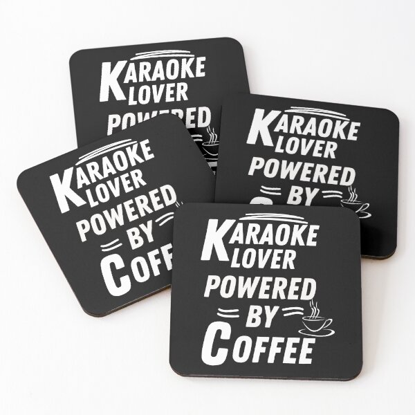 Item preview, Karaoke lover powered by coffee   designed and sold by annoying-shirts.