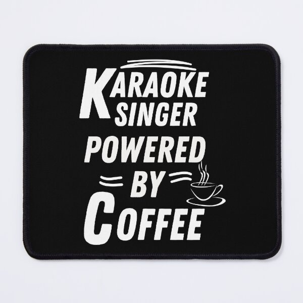 Item preview, Karaoke singer powered by coffee designed and sold by annoying-shirts.