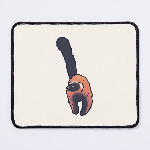 Item preview, red ruffed lemur art designed and sold by Mayarart.