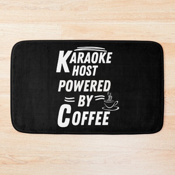 Item preview, Karaoke host powered by coffee   designed and sold by annoying-shirts.