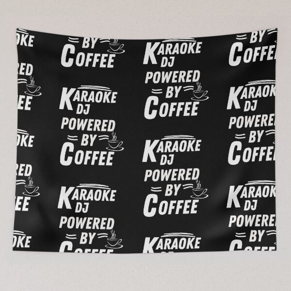 Item preview, Karaoke dj powered by coffee   designed and sold by annoying-shirts.