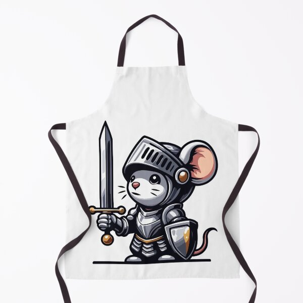 Item preview, Tiny Knight Mouse: Brave Rodent Warrior in Shining Armor designed and sold by Akioos.