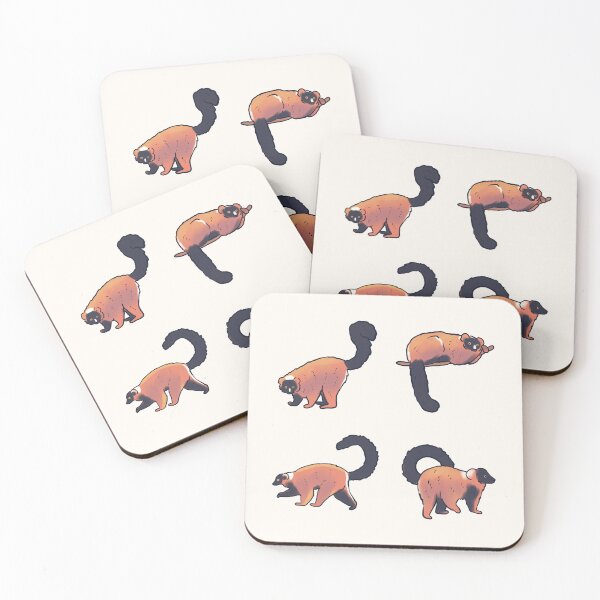 Item preview, red ruffed lemur pack  designed and sold by Mayarart.