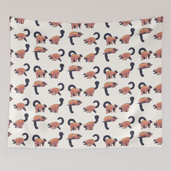 Item preview, red ruffed lemur pack  designed and sold by Mayarart.