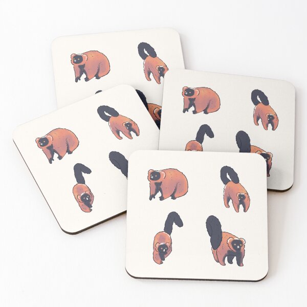 Item preview, red ruffed lemur pack  designed and sold by Mayarart.