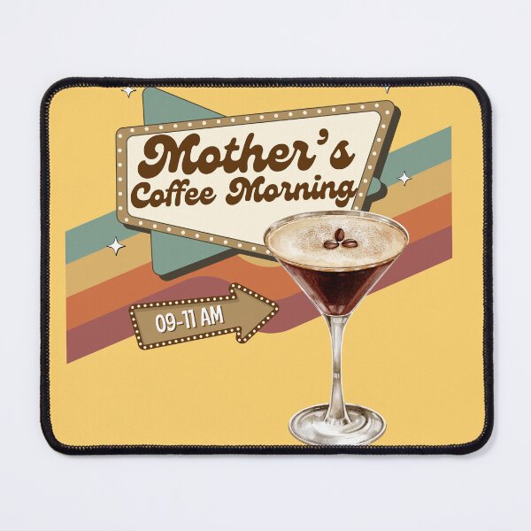 Item preview, Retro Cafecore Morning Coffee Club Espresso Martini designed and sold by FireSisters.