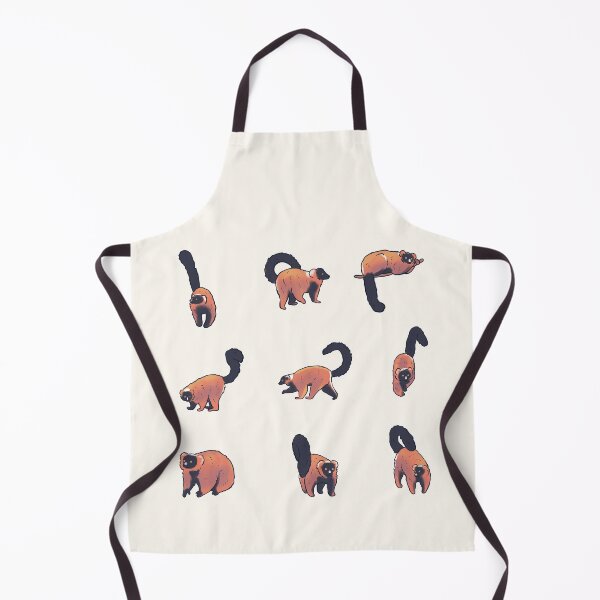 Item preview, Cute red ruffed lemur pack designed and sold by Mayarart.
