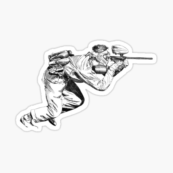 Paintball Stickers for Sale