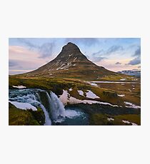 Kirkjufell, Grundarfjordur, Snaefellsnes, Island Fotodruck