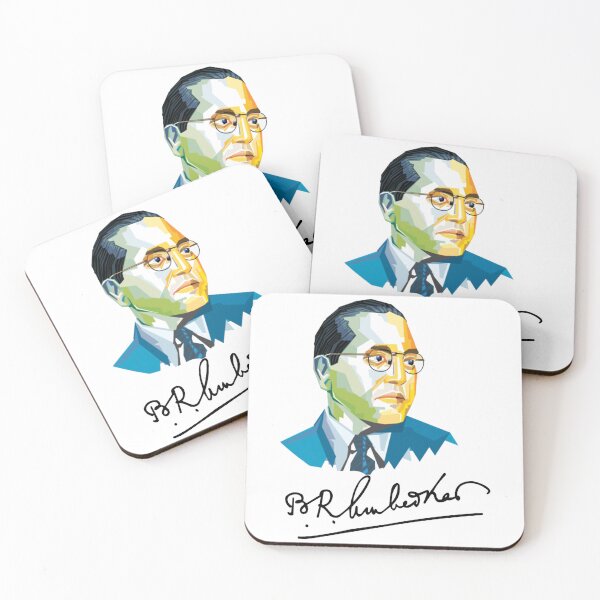 Item preview, Bhim rao ambedkar signature with colour art designed and sold by WeirdSketcher.