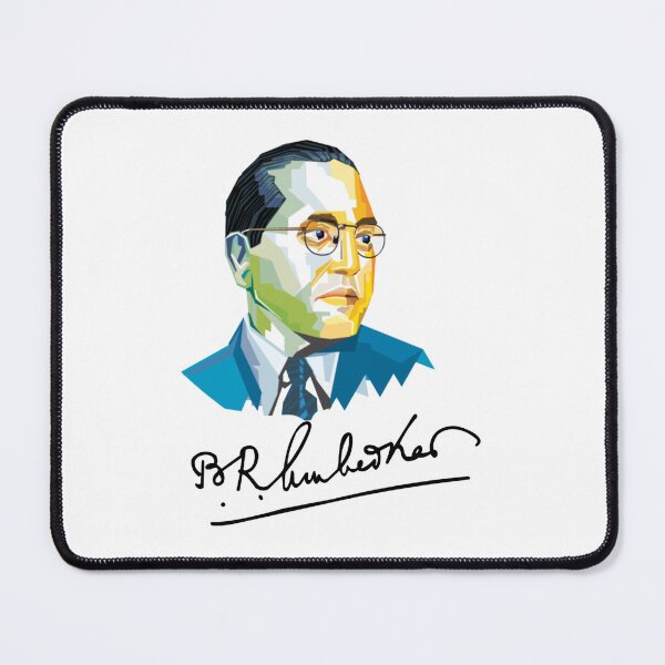 Item preview, Bhim rao ambedkar signature with colour art designed and sold by WeirdSketcher.