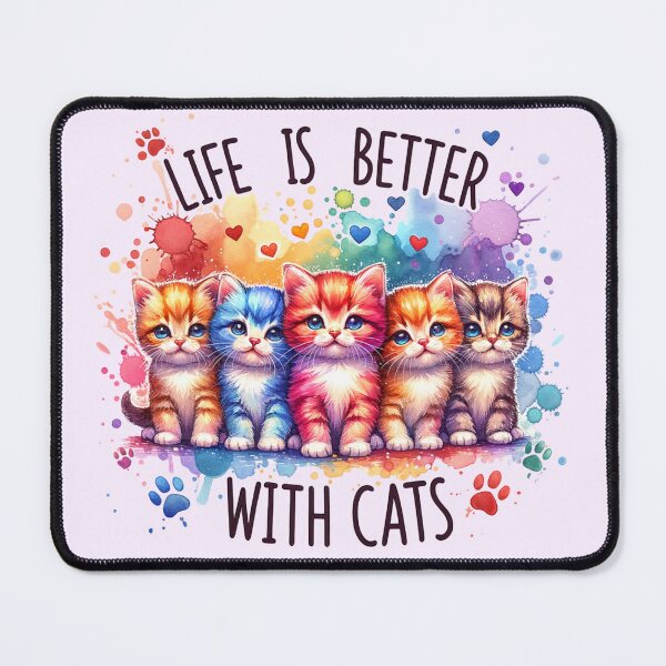 Item preview, Life is better with cats designed and sold by Margival.