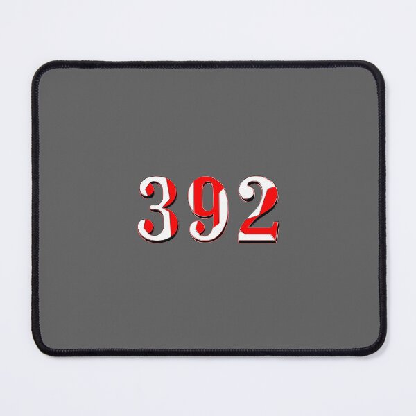 Item preview, number three hundred and ninety two digit 392 order sequence team member age designed and sold by 4rpixs.