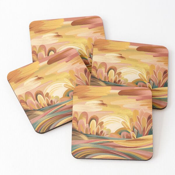 Item preview, Whimsical Abstract Sunrise - Vibrant sunrise Art" designed and sold by DesigntshirtWB.