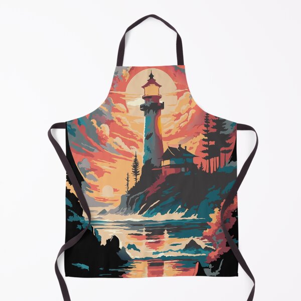 Item preview, Guiding Light: Serene Lighthouse Sunset Art designed and sold by BNCH44.