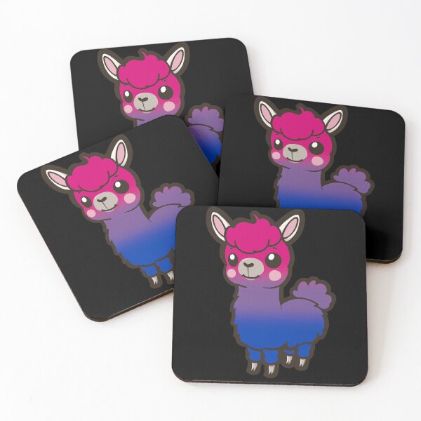 Item preview, Cute Bisexual Pride Flag Llama, Kawaii Bisexual Pride Design  designed and sold by Travelslightly.