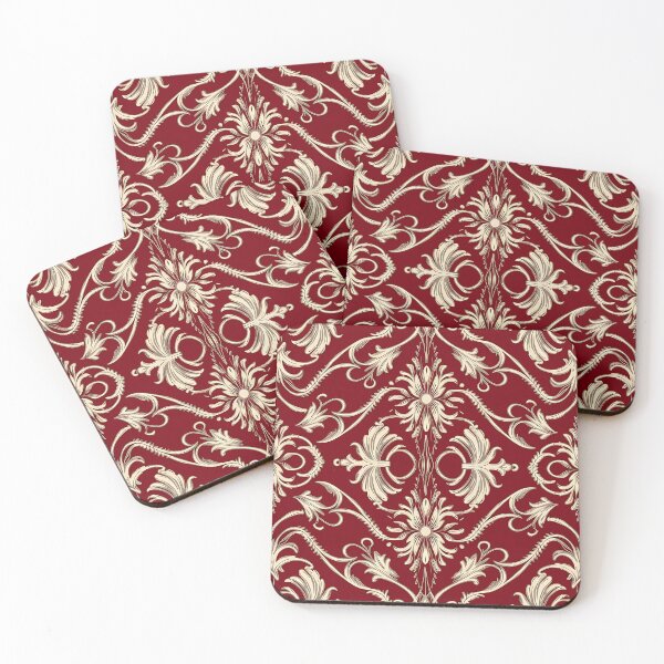 Item preview, Red and golden abstract pattern designed and sold by Haji  Kamora.