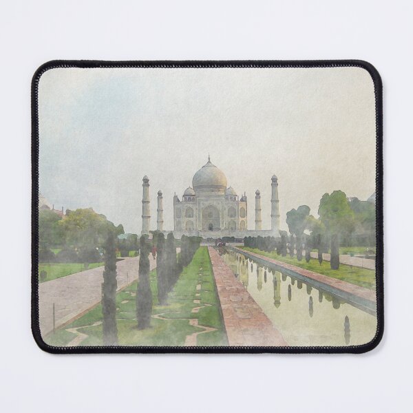Aperçu de l'œuvre Taj Mahal Agra Inde aquarelle créée et vendue par RosNapier.