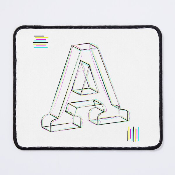 Item preview, A - cmyk strokes designed and sold by JanKrogh.