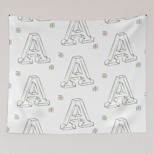 Item preview, A - cmyk strokes designed and sold by JanKrogh.
