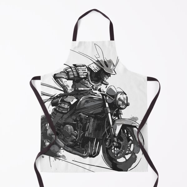 Item preview, Samurai on Motorcycle: Traditional meets Modern designed and sold by BNCH44.