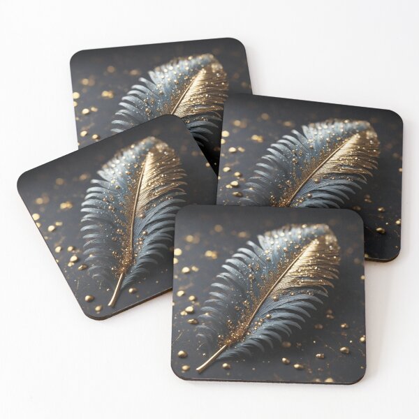 Item preview, Golden Dew Feather designed and sold by Sadia  Jannat.