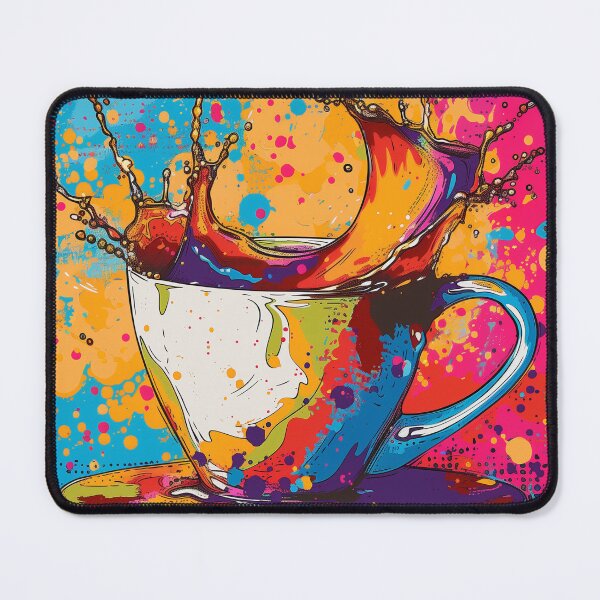 Item preview, Explosive Colors in a Coffee Cup designed and sold by palmyst.