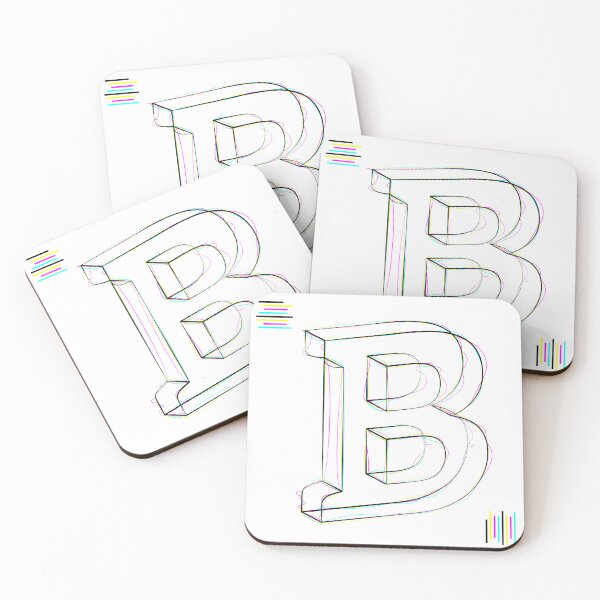 Item preview, B - cmyk strokes designed and sold by JanKrogh.