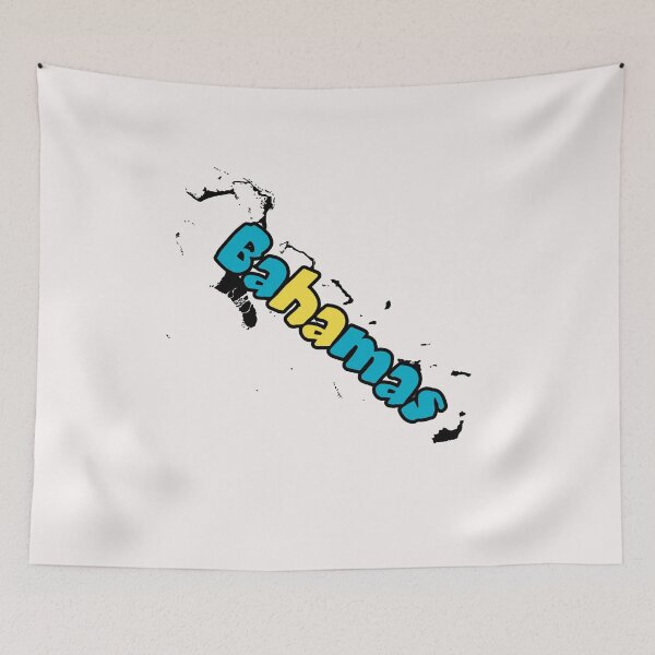 Item preview, Bahamas Flag Map designed and sold by AnimalsDH305.