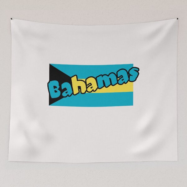 Item preview,  Bahamas Flag Map designed and sold by AnimalsDH305.