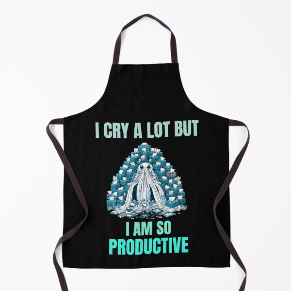 Item preview, I Cry A Lot But I Am So Productive , Groovy I Cry A Lot But I Am So Productive , Funny Mothers Day Gift From Daughter, Cute Crying Hamster Meme, Funny Mental Health designed and sold by Creativedsigna.