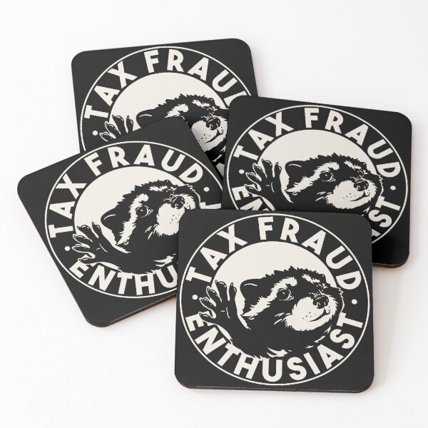 Item preview, Tax Fraud Enthusiast - Pedro Raccoon Commited Tax Fraud MEME | Black designed and sold by Any Color Designs.
