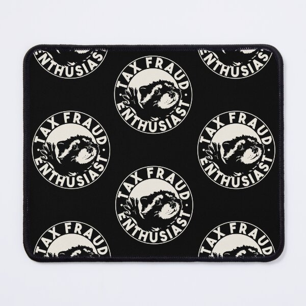 Item preview, Tax Fraud Enthusiast - Pedro Raccoon Commited Tax Fraud MEME | Black designed and sold by Any Color Designs.