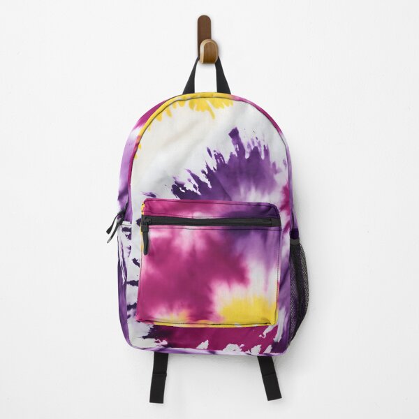 Item preview, White Reverse Tie-Dye: Purple, Pink, Yellow designed and sold by Annabelhut.