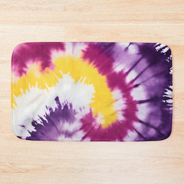 Item preview, White Reverse Tie-Dye: Purple, Pink, Yellow designed and sold by Annabelhut.