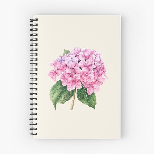 Artikelvorschau, Aquarell rosa Hortensie entworfen und verkauft von Yoursprint.