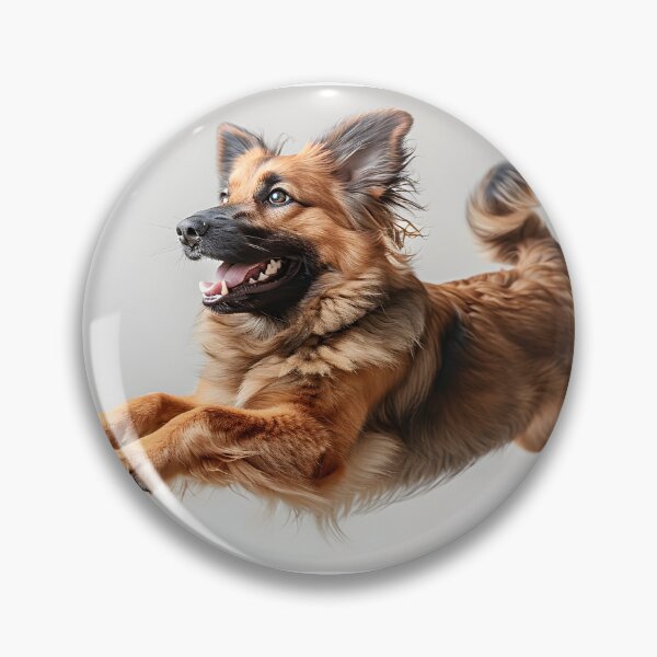 Item preview, Cheerful dog jumping designed and sold by katerinasf.