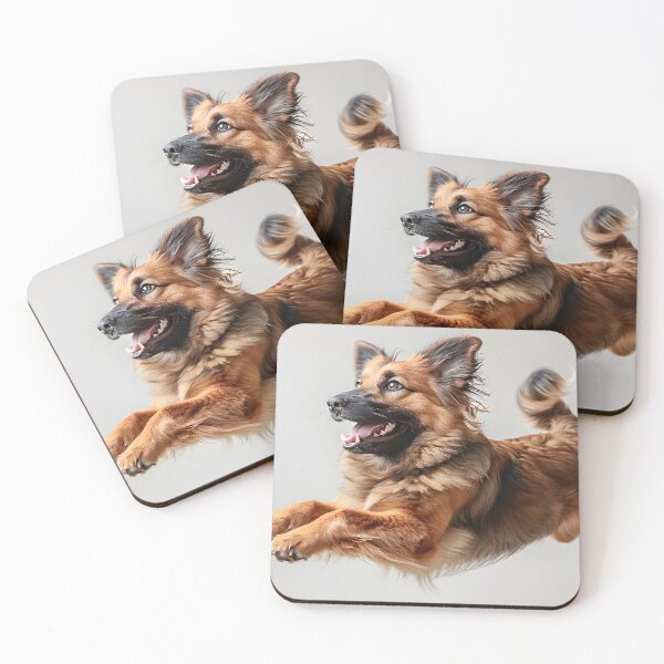 Item preview, Cheerful dog jumping designed and sold by katerinasf.