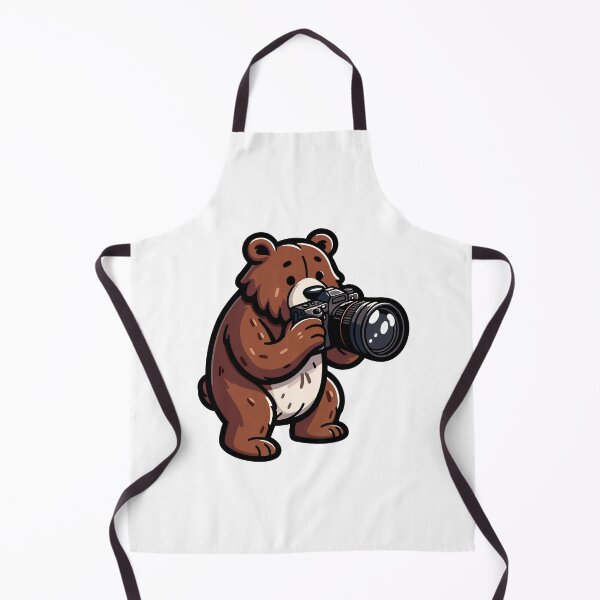 Item preview, Photographer Bear - Creative Wildlife Camera Bear designed and sold by Akioos.