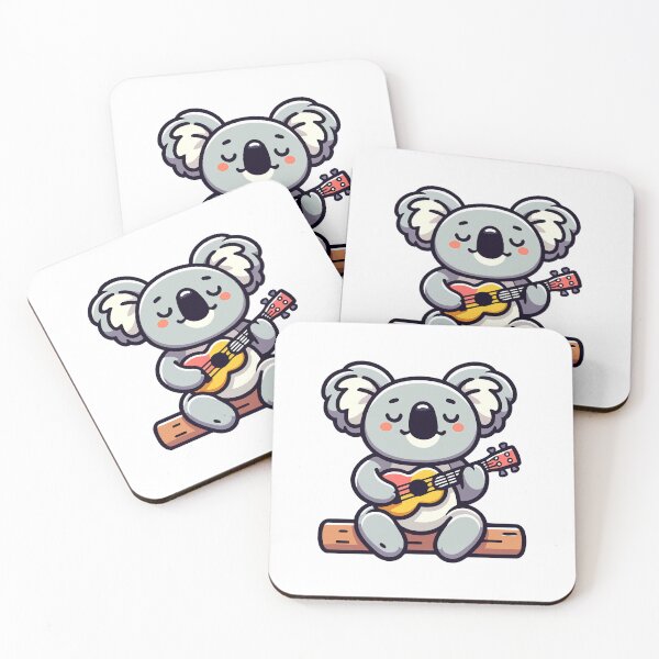 Item preview, Musical Koala with Guitar - Serene Koala Musician designed and sold by Akioos.