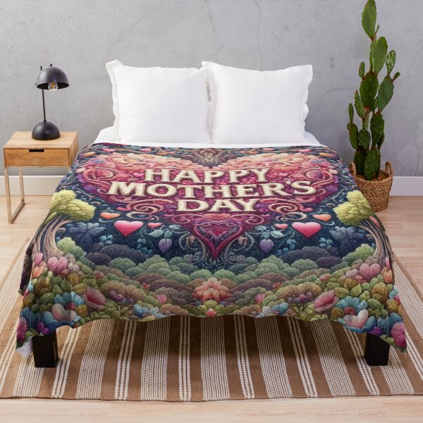 Item preview, Happy Mothers Day Floral Flower Heart forest designed and sold by Illuministique.