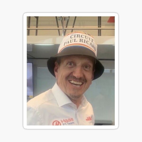Artikel-Vorschau von Gunther Steiner trägt einen Anglerhut, designt und verkauft von F1Fanatic04.