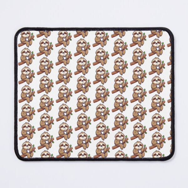 Item preview, Relaxed Sloth with Coffee - Cozy Sloth Morning designed and sold by Akioos.
