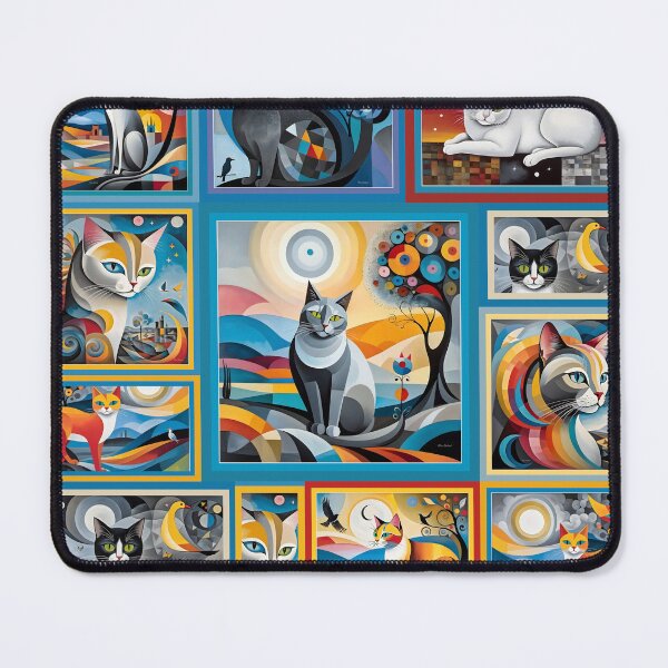 Item preview, All Kinds of Cats in Abstract, For Cats lovers. designed and sold by Nira Dabush.