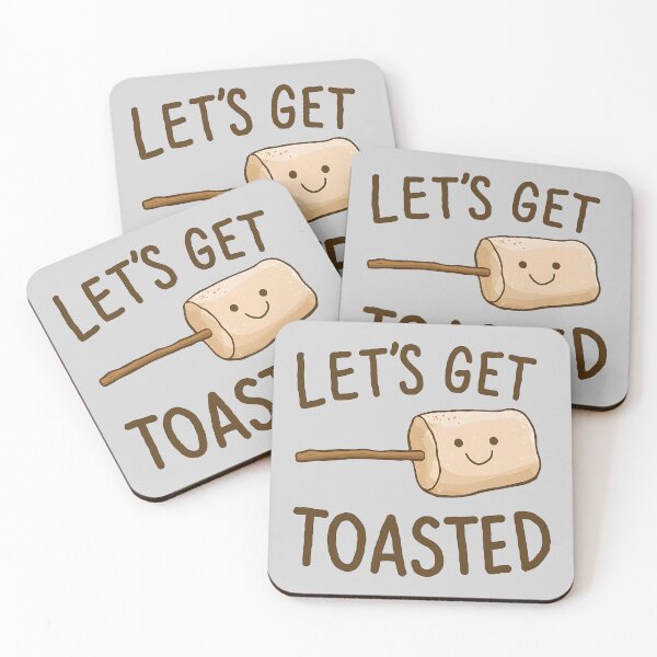 Item preview, Let’s Get Toasted Funny Hiking and Camping designed and sold by Little Designs.
