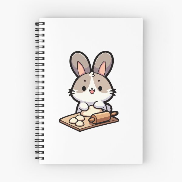 Item preview, Baking Bunny - Adorable Rabbit Making Cookies designed and sold by Akioos.