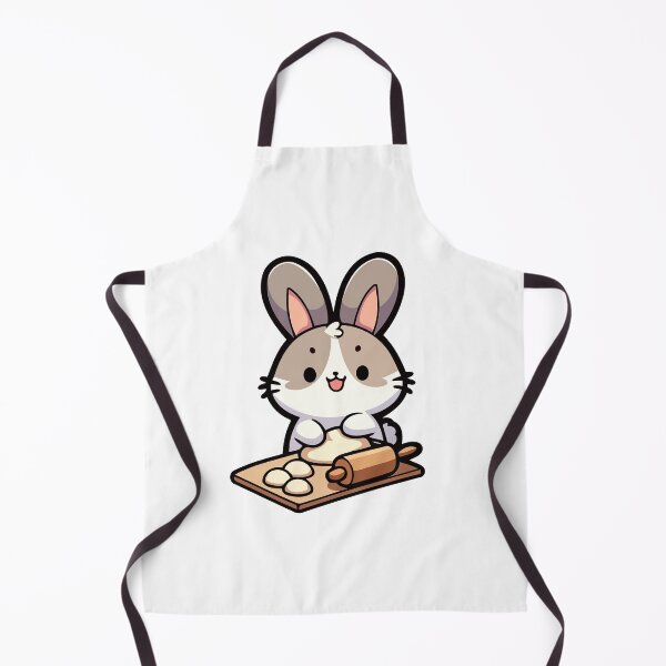 Item preview, Baking Bunny - Adorable Rabbit Making Cookies designed and sold by Akioos.